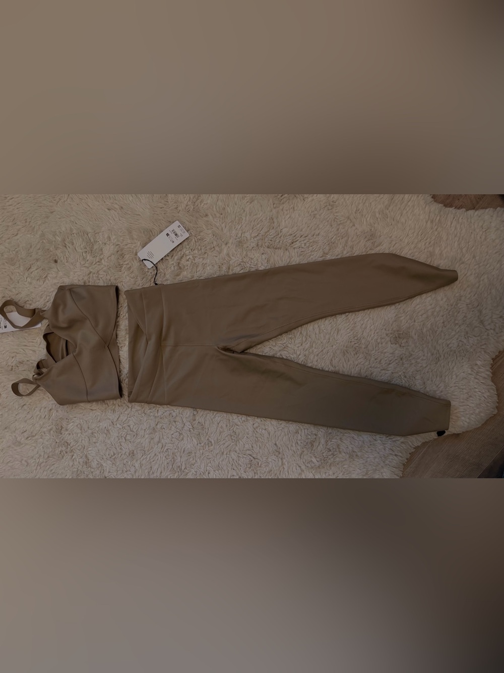 Women’s High-Waist airlift Leggings - Taupe